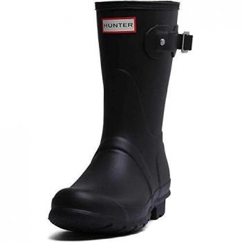 Hunter Women's original short wellington boots black W23758 7 UK
