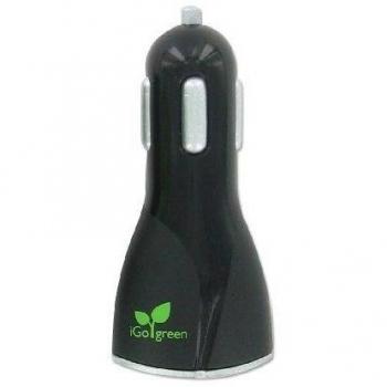 iGo USB Car Charger Interior, Exterior Negro - Cargador