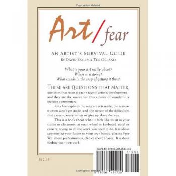 Art & Fear: Observations on the Perils