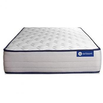 Colchón Actisom 80 x 190 cm con Látex y Espuma Viscoelástica de 22 cm, 5 Zonas de Confort