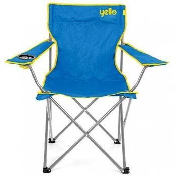 Yello Camping Playa Plegable Silla, Unisex, Camping Beach, Azul