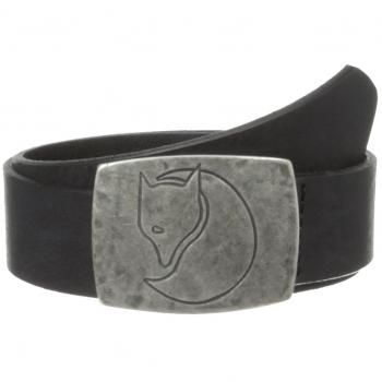 Cinturón de Plata Murena Fjällräven - Cuero Negro Tamaño S