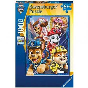 Ravensburger Puzzle, Paw Patrol Movie, Puzzle 100 Piezas XXL, Puzzles para Niños, Edad Recomendada 6+, Rompecabeza de Calidad
