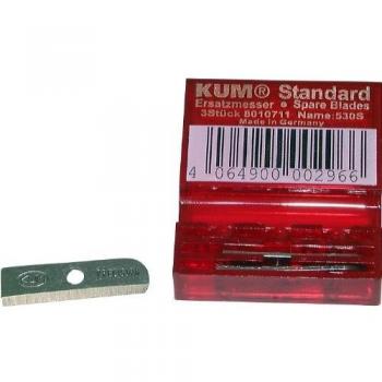 Kum 801.07.11 Tempered Steel Standard Size Spare Blades for Pencil Sharpeners