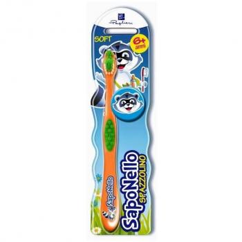 Cepillo de dientes Saponello Soft para niños a partir de 6 años