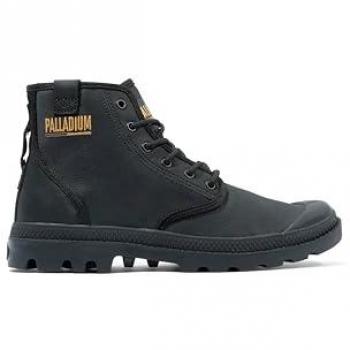 Palladium Pampa Hi Coated Black Unisex Boots Size 38