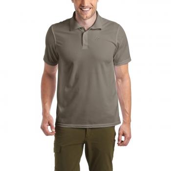 Maier Sports Ulrich Men's Short Sleeve Performance Polo - Teak, 2XL