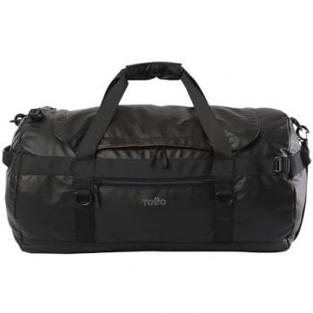 TOTTO - Bolsa de viaje 2 en 1 negro - Barrel-N01XL, Mochila Unisex Adulto, Grande