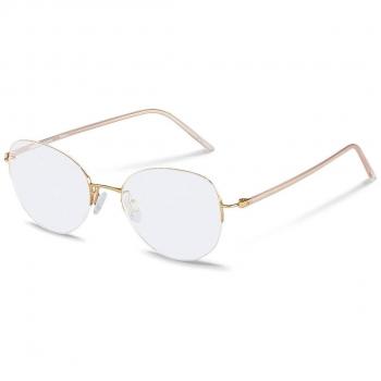Rodenstock R7098 A000 Armazones para Mujer Dorados 51 Lentes Recetadas