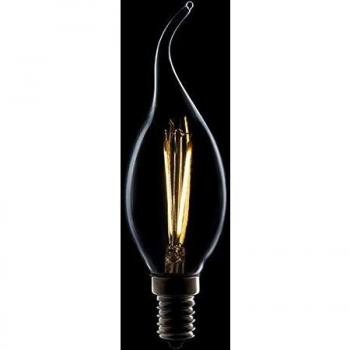 Greenice | Bombilla Filamento LED E14 4W 400Lm 30.000H | Blanco Cálido