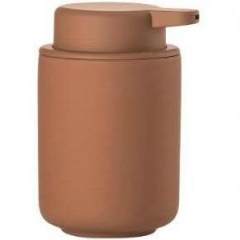 Dispensador de Jabón UME Terracota 250 ml, Superficie Soft-Touch, 8,3 x 12,8 cm