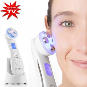 6-in-1 Facial Massager with Radiofrequency, Phototherapy, and Electrostimulation