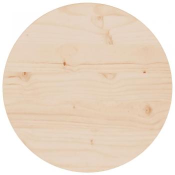 vidaXL Table Top Ø40x2.5 cm Solid Wood Pine