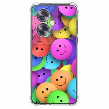 Funda Silicona Antigolpes para Oppo A79 5G con Diseño de Sonrisa y Dibujos
