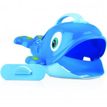 Nuby ID6137 - Ballena recoge juguetes de baño