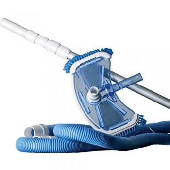 Gre AR2064 - Kit de Limpieza para Piscinas: Limpiafondos + Pértiga + Manguera