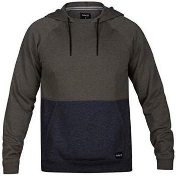 Hurley M CRONE Blocked Pullover Sudaderas, Hombre, Olive Canvas htr, M