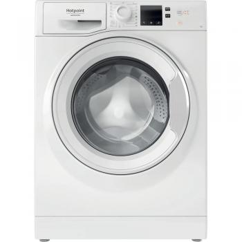 Lavadora Hotpoint NS702U W EU N, carga frontal, capacidad de 7 kg, eficiencia energética A+++, 16 programas de lavado, velocidad máxima de centrifugado 1200 rpm, función de inicio diferido, display digital