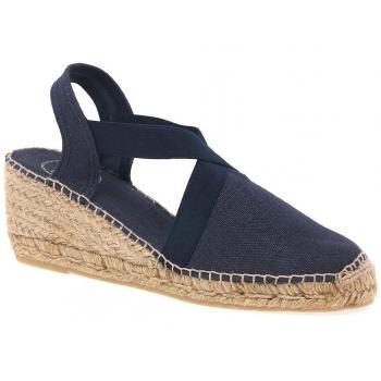 Alpargatas de cuña de mujer Toni Pons TER, tejido con elásticos, tacón de cuña, talla 7 UK / 40 EU