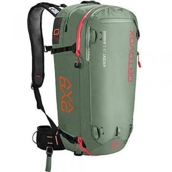 ORTOVOX Ascent 28 S Avabag Kit Mochila, Unisex Adulto, Green ISAR, 28 litros