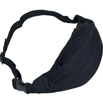BagBase Belt Bag Unisex Riñonera Negro, 100% poliéster,