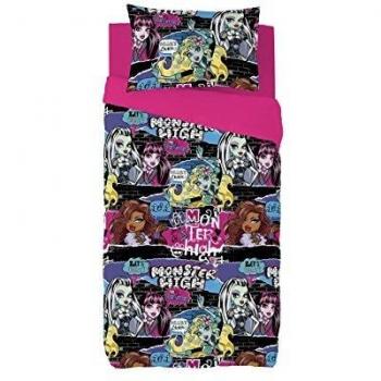 Euromoda Licencias Juego De Funda Nórdica Monster High Thirller Fucsia/Negro Cama 105