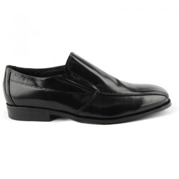 Mocasín de hombre Szpilman modelo Beconfort, color negro, diseño elegante y cómodo, suela antideslizante, material de alta calidad