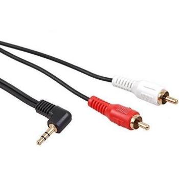 Maclean MCTV - Cable de Audio estéreo Mini Jack 3.5mm a 2RCA