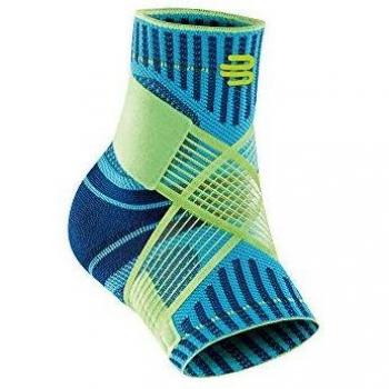Bauerfeind Sports Ankle Support with Taping Strap, Breathable Stabilizing Design, Left Foot, Size S