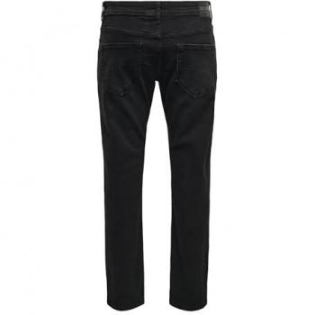 Only & Sons Men's Slim Fit Black Denim Jeans 29/34