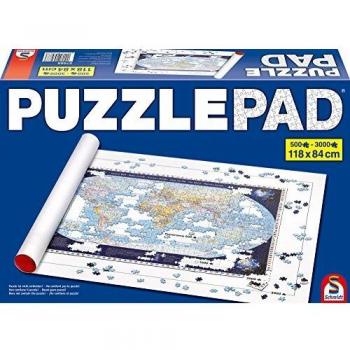 Schmidt Spiele Puzzle 3000 Piezas Mapas con PuzzlePad y Funda Protectora