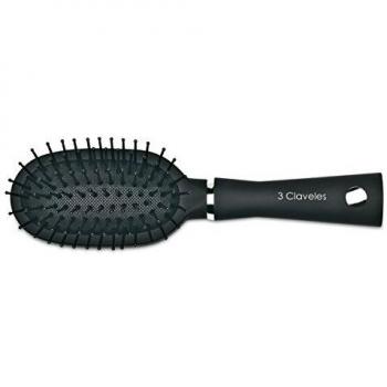 3 Claveles 16006 Cepillo Neumático, Oval de 17 cm con Bolso