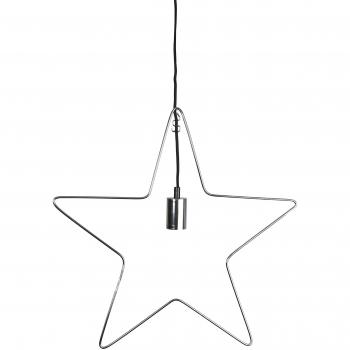 Star 707 – 13 – iluminación decorativa, metal, cromo, 60 x 0,6 x 60 cm