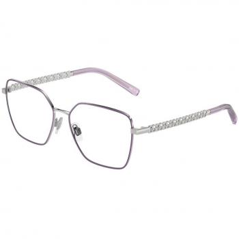 Dolce & Gabbana DG1351 1317 Gafas Recetadas para Mujer Purple, Armazones para Mujer Purple, 56 Lentes Recetados Para Mujer Purple