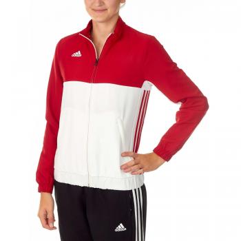 Adidas chaqueta t16team jkt w todo el ano mujer color rojoblanco tamano s