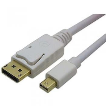 1justlink chapado en oro Mini DisplayPort DP a Displayport DP Cable adaptador para Macbook 6 pies