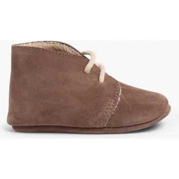 Botas de piel para bebé con forro interior de pelo