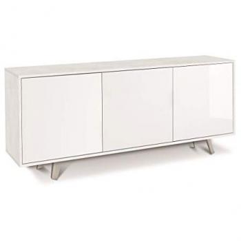 Aparador SARMOG Blanco Óxido Brillo 3 Puertas 177x41x74 cm
