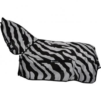 Manta Antimoscas Bucas Cuello Completo Cebra Buzz-Off PONY
