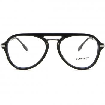 Burberry BE2377 BAILEY 3001 Armazones para Hombre Negros con lentes recetados de 55 mm
