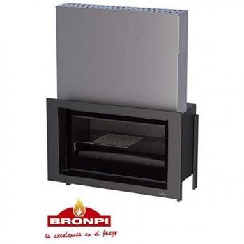 ESTUFA DE LEÑA INSERTABLE BRONPI MODELO PARIS 90 VG