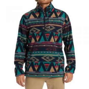 Sudadera Billabong Boundary con Medio Cuello y Media Cremallera para Hombre - Negro - L