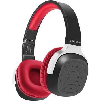 Auriculares Inalámbricos Bluetooth Bee Estéreo Plegables con Micrófono y Conexión 3.5mm para Deportes, Ordenador, Teléfono y TV