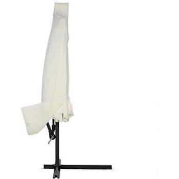 Funda Protectora para Parasol Beige 3m con Cremallera, Impermeable y Transpirable 160 g/m² de Poliéster