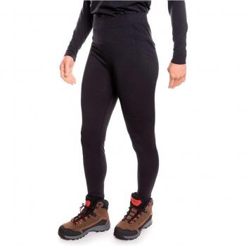 Pantalón Largo Interior Técnico para Mujer Trangoworld Lescar Negro/Gris Talla M