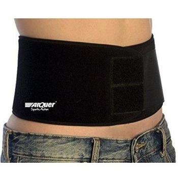 Arquer Neopren Hq+ 15 - Faja recta neopreno alemán corta, color negro, talla única