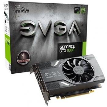 EVGA GeForce GTX 1060 3GB GAMING GeForce GTX 1060 3GB GDDR5 - Tarjeta gráfica