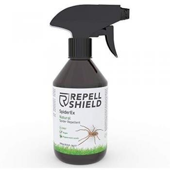 RepellShield Spray Repelente Arañas Natural con Aceite Esencial de Menta - Insecticida Arañas Hogar, Fórmula Orgánica - Elimina Arañas de Forma Natural - Alternativa Eco a Bomba Insecticida, 250ml