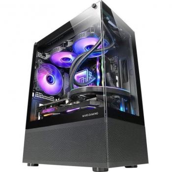 Caja Gaming Minitorre Mars Gaming MC-SE, Torre Micro-ATX, Cristal Templado, USB 3.0, Color Negra