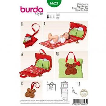 Burda Patrón 6623 Bolso para bebé
